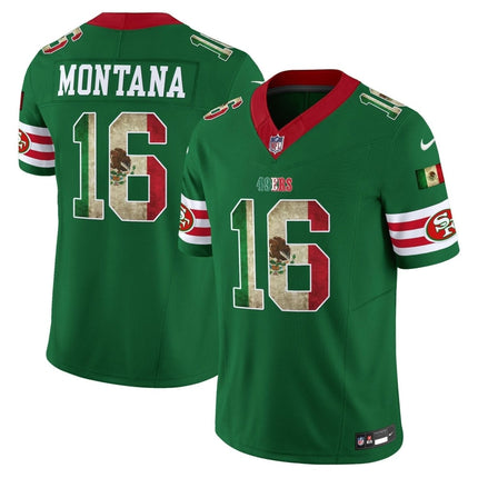 49ers Mexico Vapor Limited Jersey V4 - All Stitched SF49_KDZ - KINDOZY