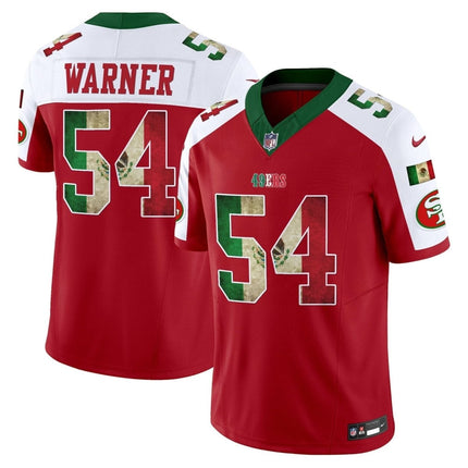 49ers Mexico Vapor Limited Jersey V4 - All Stitched SF49_KDZ - KINDOZY