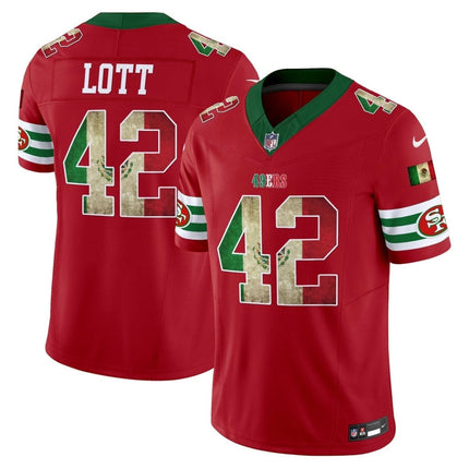 49ers Mexico Vapor Limited Jersey V4 - All Stitched SF49_KDZ - KINDOZY