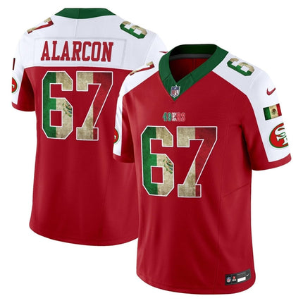 49ers Mexico Vapor Limited Jersey V4 - All Stitched SF49_KDZ - KINDOZY