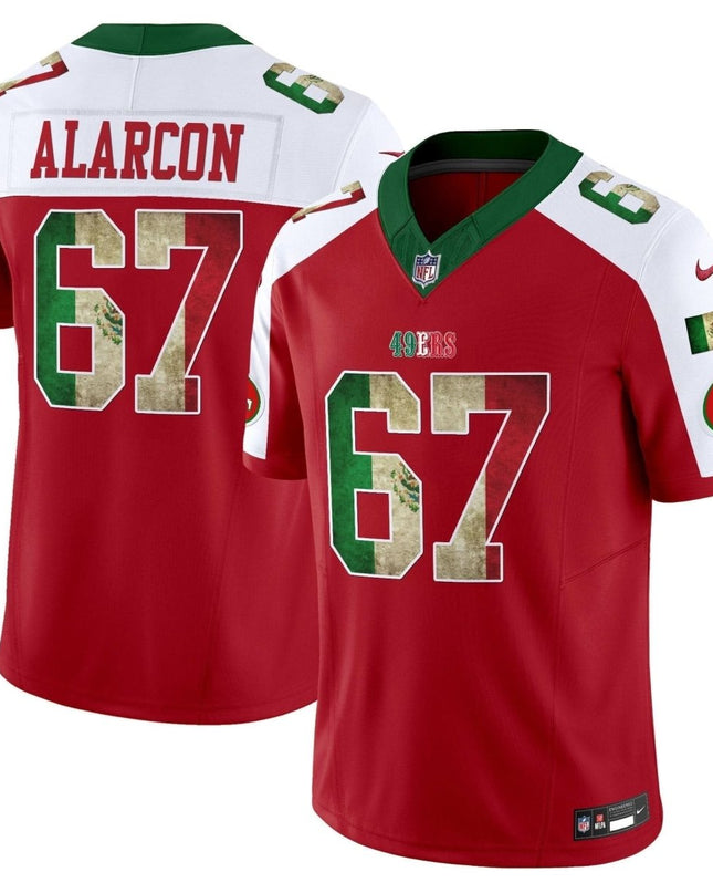49ers Mexico Vapor Limited Jersey V4 - All Stitched SF49_KDZ - KINDOZY