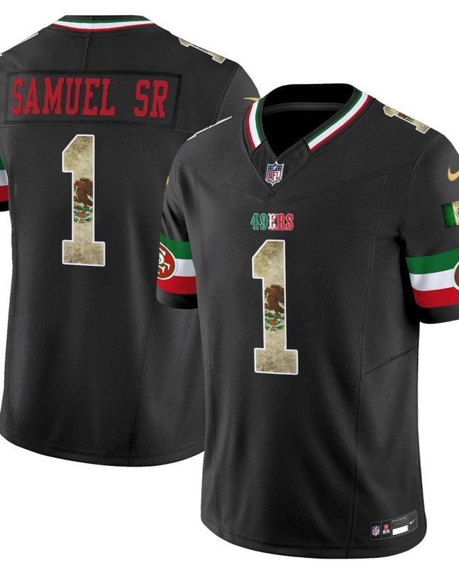 49ers Mexico Vapor Limited Jersey V4 - All Stitched SF49_KDZ - KINDOZY