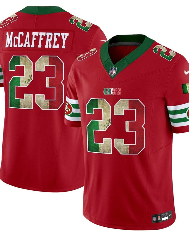 49ers Mexico Vapor Limited Jersey V4 - All Stitched SF49_KDZ - KINDOZY