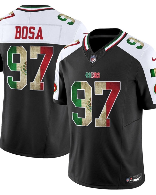 49ers Mexico Vapor Limited Jersey V4 - All Stitched SF49_KDZ - KINDOZY