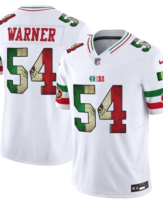 49ers Mexico Vapor Limited Jersey V4 - All Stitched SF49_KDZ - KINDOZY