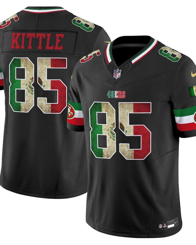 49ers Mexico Vapor Limited Jersey V4 - All Stitched SF49_KDZ - KINDOZY