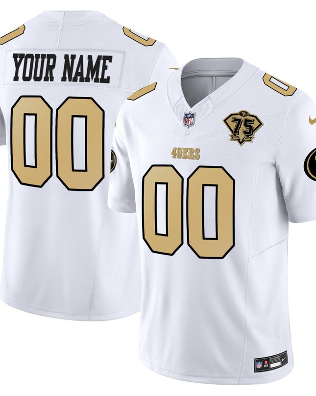 49ers Special Vapor Limited Custom Jersey - All Stitched SF49_KDZ - KINDOZY