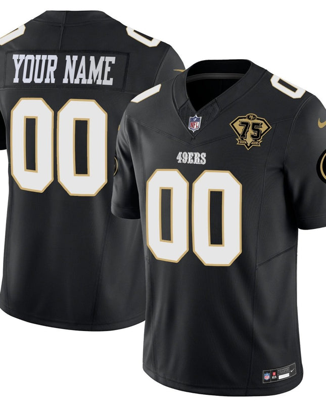 49ers Special Vapor Limited Custom Jersey - All Stitched SF49_KDZ - KINDOZY