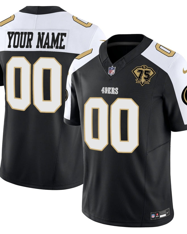 49ers Special Vapor Limited Custom Jersey - All Stitched SF49_KDZ - KINDOZY