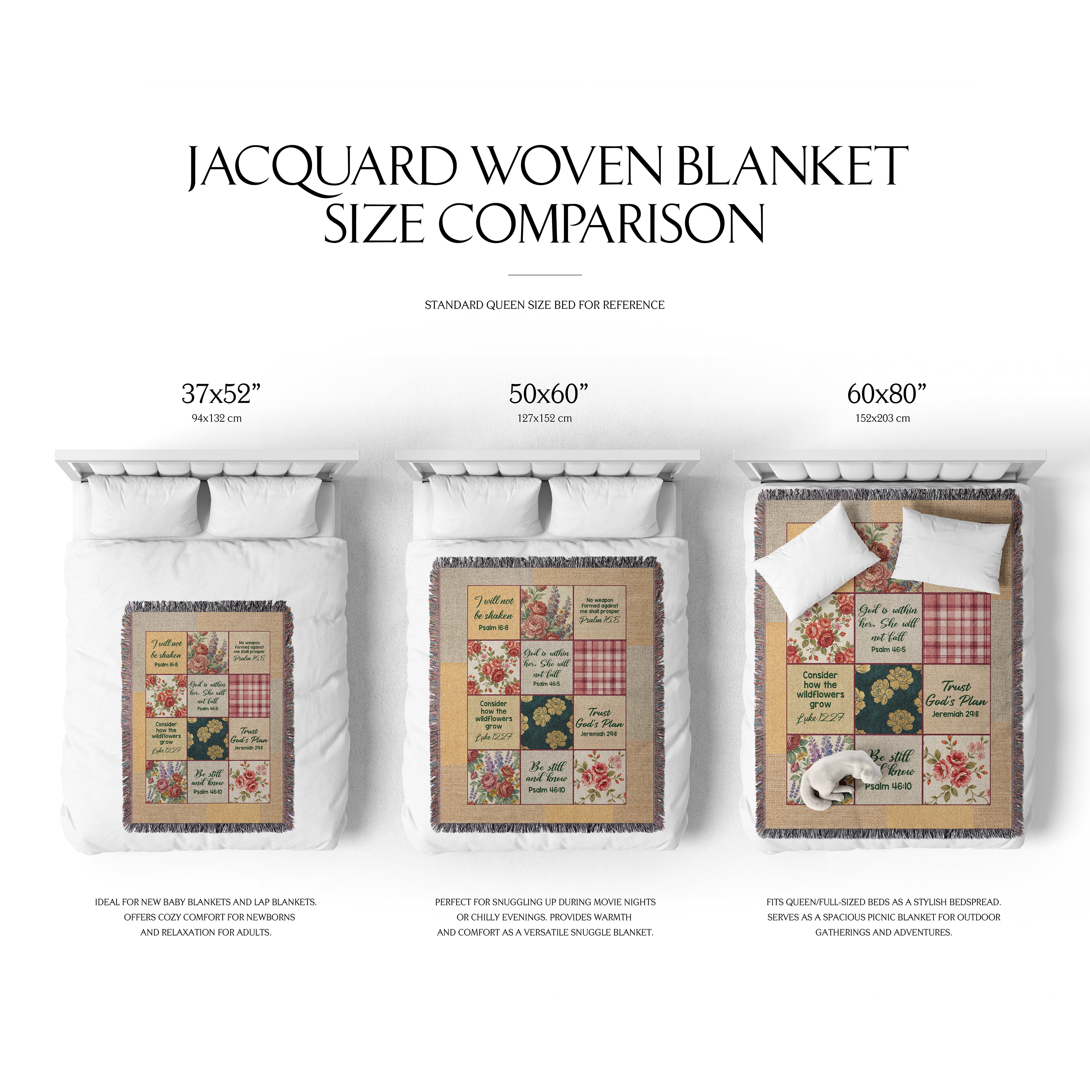 Patchwork of Promise – Christian Woven Blanket