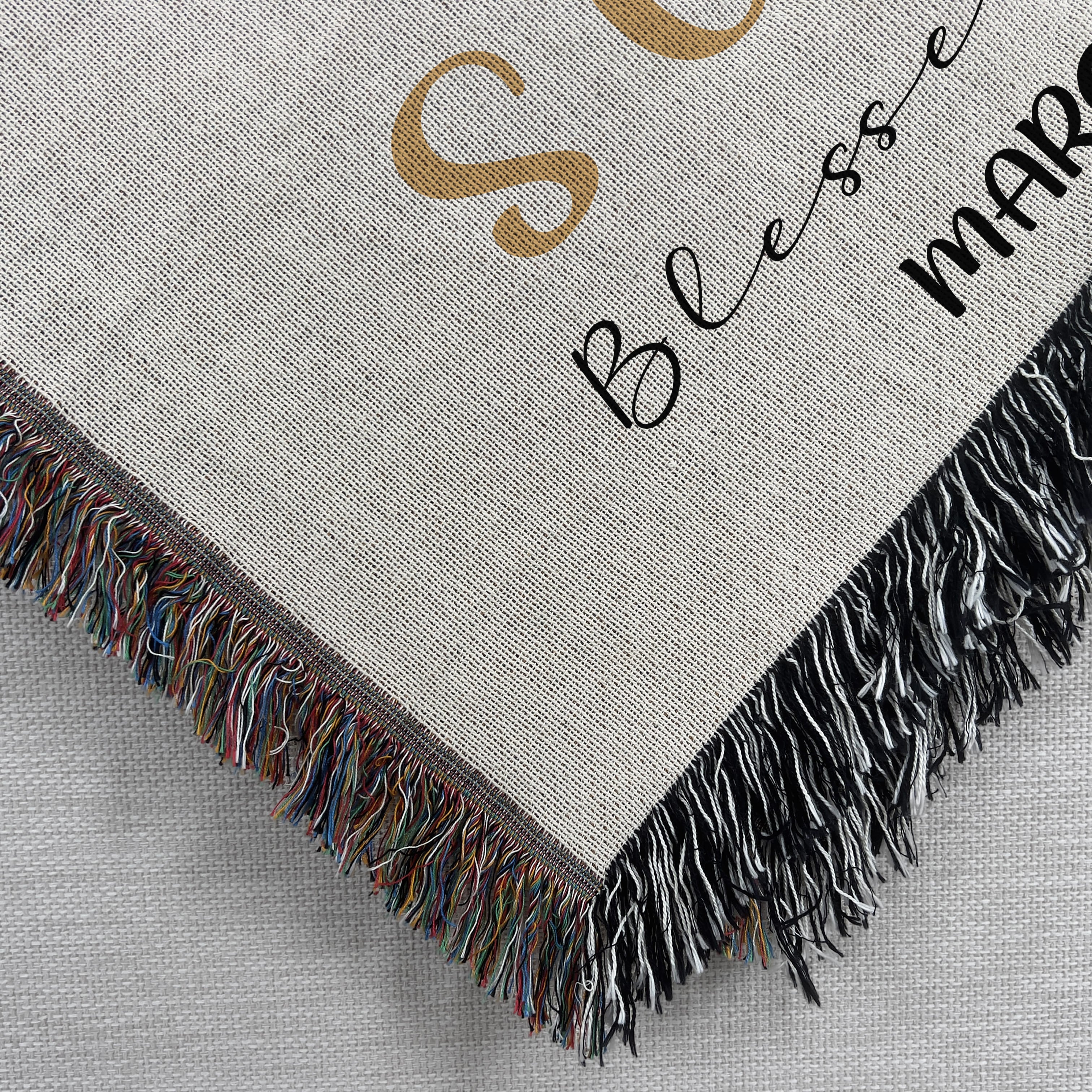 Faith Blossom – Custom Christian Woven Blanket