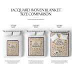 “The Earth is full of His unfailing love” Woven Blanket