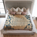 Personalized “Love Is” 1 Corinthians 13:4–7 Scripture Gift Woven Blanket