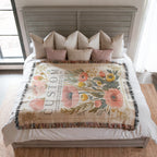 Wildflowers – Luke 12:27 Woven Blanket