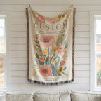 Wildflowers – Luke 12:27 Woven Blanket
