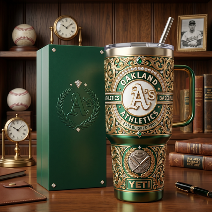 Athletics 40 oz Tumbler with Handle and Lid