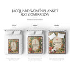 Blessed & Loved - Personalized Christian Baby Woven Blanket
