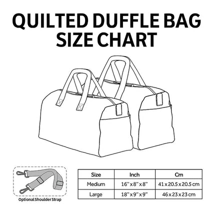 Astros Retro Quilted Duffle Bag - KINDOZY