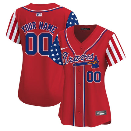 Atlanta Braves 2024 Independence Day Vapor Premier Limited Custom Jersey - All Stitched ATLBRA_KDZ - KINDOZY