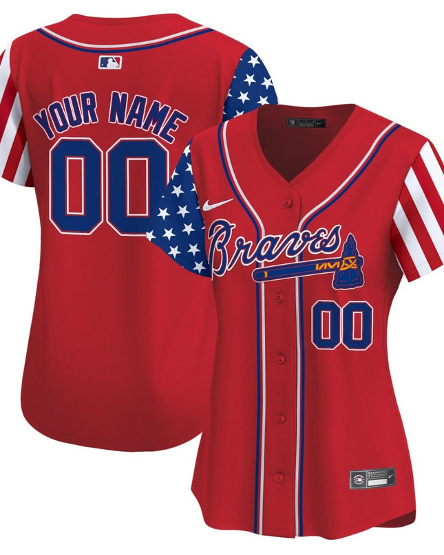 Atlanta Braves 2024 Independence Day Vapor Premier Limited Custom Jersey - All Stitched ATLBRA_KDZ - KINDOZY