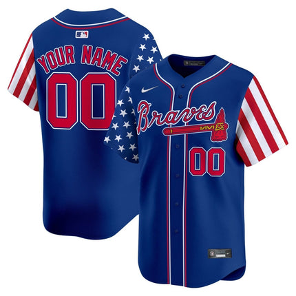 Atlanta Braves 2024 Independence Day Vapor Premier Limited Custom Jersey - All Stitched ATLBRA_KDZ - KINDOZY