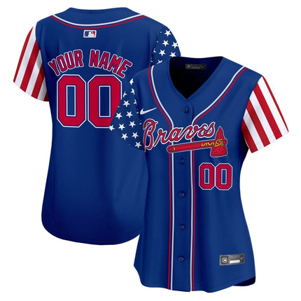 Atlanta Braves 2024 Independence Day Vapor Premier Limited Custom Jersey - All Stitched ATLBRA_KDZ - KINDOZY