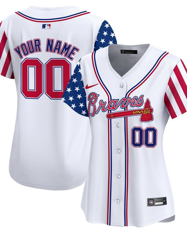 Atlanta Braves 2024 Independence Day Vapor Premier Limited Custom Jersey - All Stitched ATLBRA_KDZ - KINDOZY