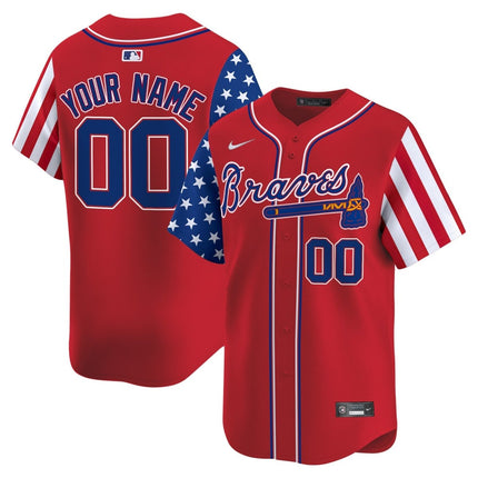 Atlanta Braves 2024 Independence Day Vapor Premier Limited Custom Jersey - All Stitched ATLBRA_KDZ - KINDOZY