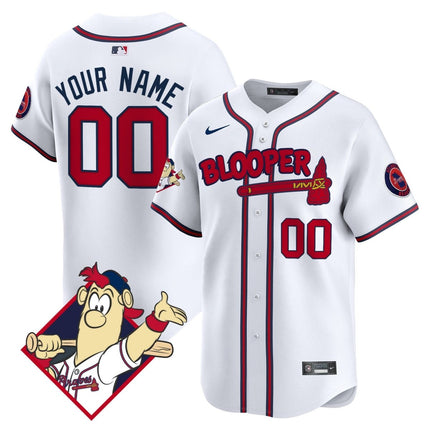 Atlanta Braves Blooper Vapor Premier Limited Custom Jersey - All Stitched ATLBRA_KDZ - KINDOZY