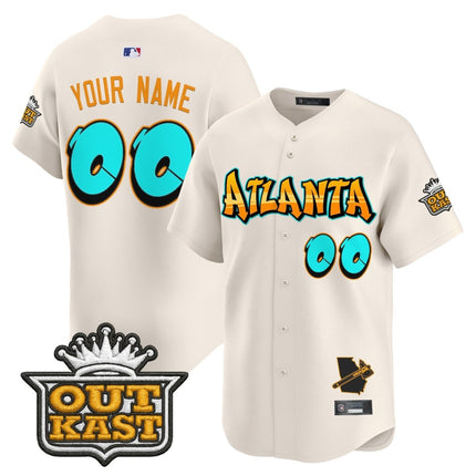 Atlanta Braves 'Graffiti A - Town Edition' Vapor Premier Limited Custom Jersey - All Stitched ATLBRA_KDZ - KINDOZY