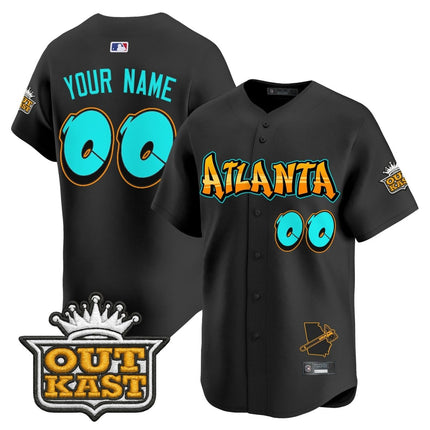Atlanta Braves 'Graffiti A - Town Edition' Vapor Premier Limited Custom Jersey - All Stitched ATLBRA_KDZ - KINDOZY