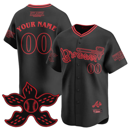 Atlanta Braves Stranger Things 2025 Limited Custom Jersey - All Stitched ATLBRA_KDZ - KINDOZY