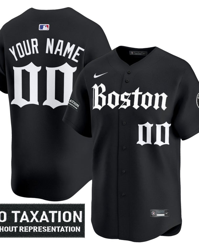 Boston Red Sox 'Retro Newspaper Edition' Vapor Premier Limited Custom Jersey - All Stitched BOSRED_KDZ - KINDOZY