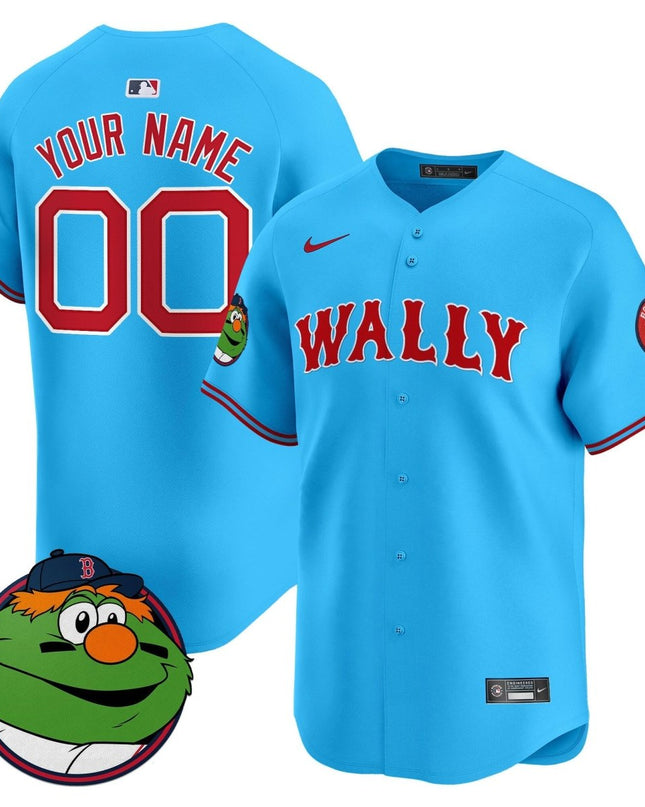 Boston Red Sox Wally Vapor Premier Limited Custom Jersey - All Stitched BOSRED_KDZ+ - KINDOZY