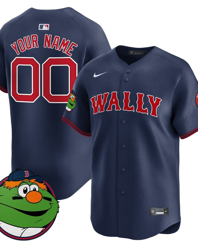 Boston Red Sox Wally Vapor Premier Limited Custom Jersey - All Stitched BOSRED_KDZ+ - KINDOZY