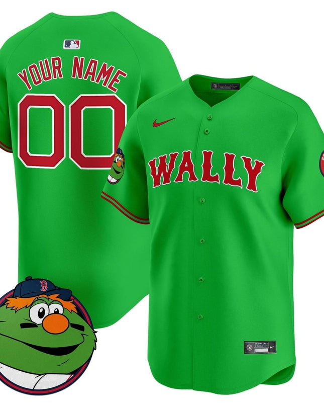 Boston Red Sox Wally Vapor Premier Limited Custom Jersey - All Stitched BOSRED_KDZ+ - KINDOZY