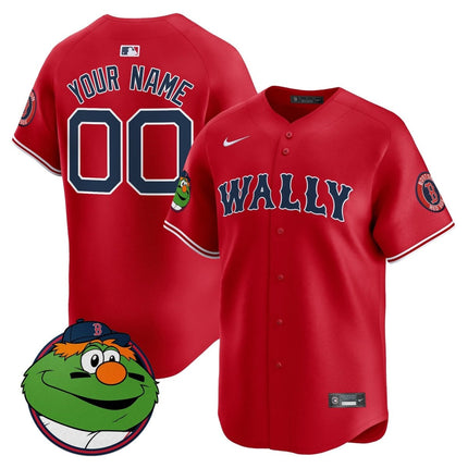 Boston Red Sox Wally Vapor Premier Limited Custom Jersey - All Stitched BOSRED_KDZ+ - KINDOZY