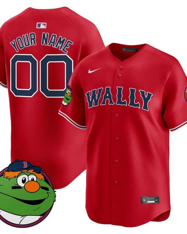 Boston Red Sox Wally Vapor Premier Limited Custom Jersey - All Stitched BOSRED_KDZ+ - KINDOZY