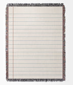 “Love Handwriting Letter” Woven Blanket
