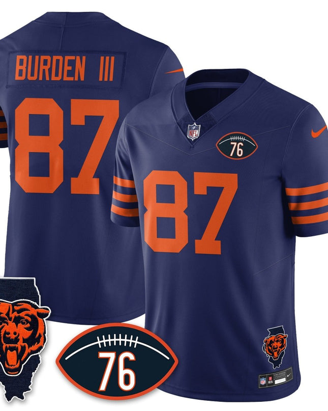 Chicago Bears Honor Steve McMichael Custom Jersey - All Stitched CHIBEA_KDZ - KINDOZY