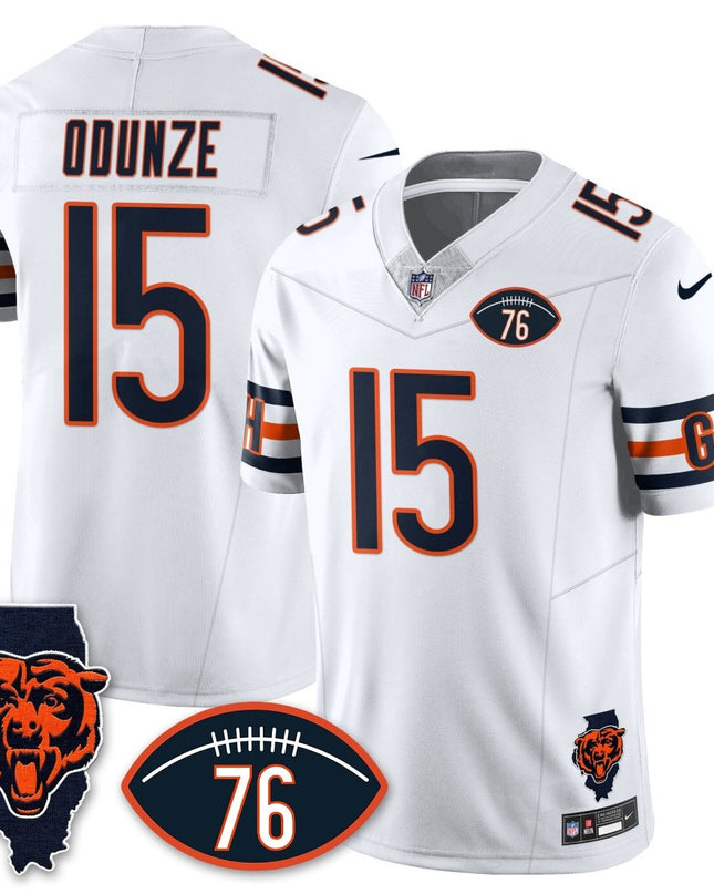 Chicago Bears Honor Steve McMichael Custom Jersey - All Stitched CHIBEA_KDZ - KINDOZY