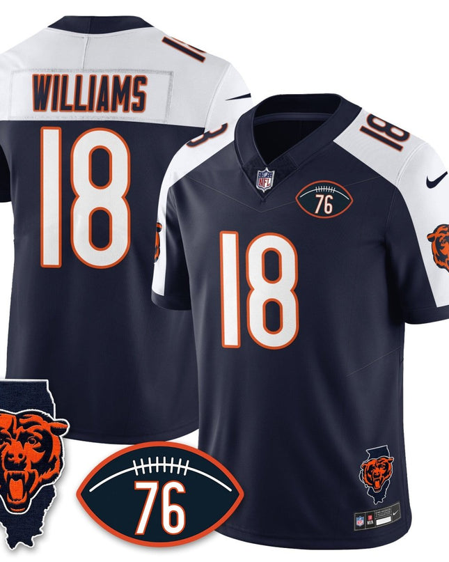 Chicago Bears Honor Steve McMichael Custom Jersey - All Stitched CHIBEA_KDZ - KINDOZY