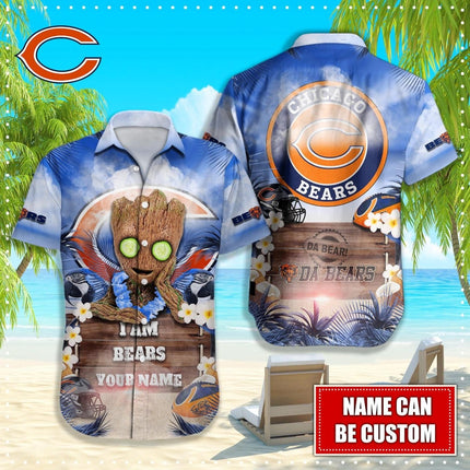 Chicago Bears NFL - Hawaiian shirt custom Q - 48112 CHIBEA_KDZ - KINDOZY