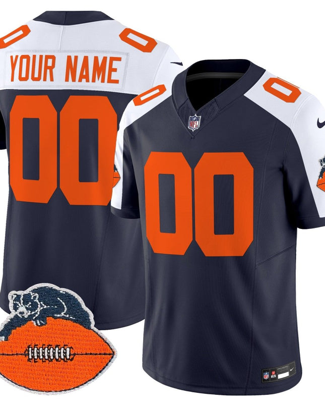 Chicago Bears Throwback Vapor Limited Custom Jersey - All Stitched CHIBEA_KDZ - KINDOZY