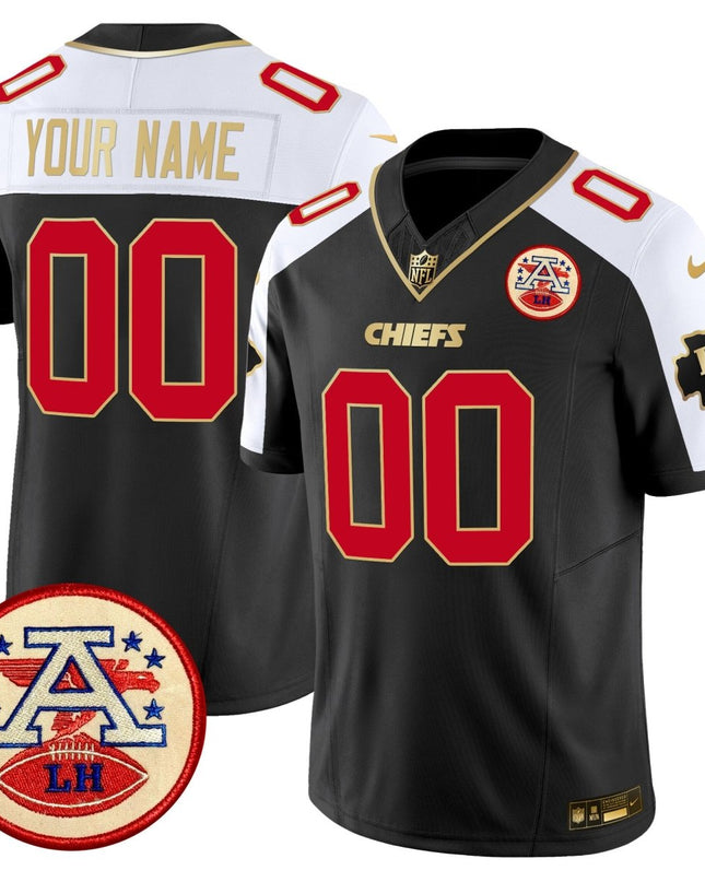 Chiefs 2024 Lamar Hunt Patch Vapor Limited Custom Jersey - All Stitched KCCHI_KDZ - KINDOZY