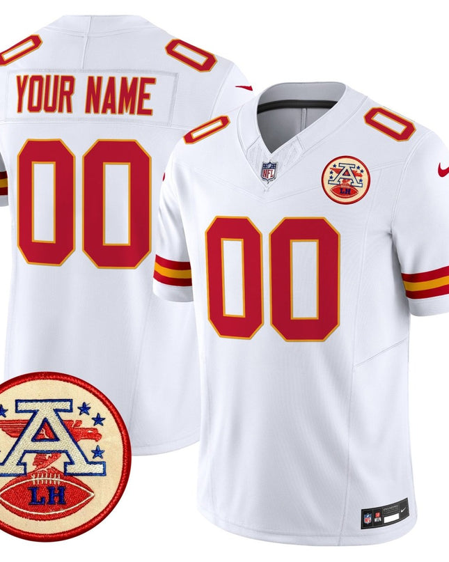 Chiefs 2024 Lamar Hunt Patch Vapor Limited Custom Jersey - All Stitched KCCHI_KDZ - KINDOZY