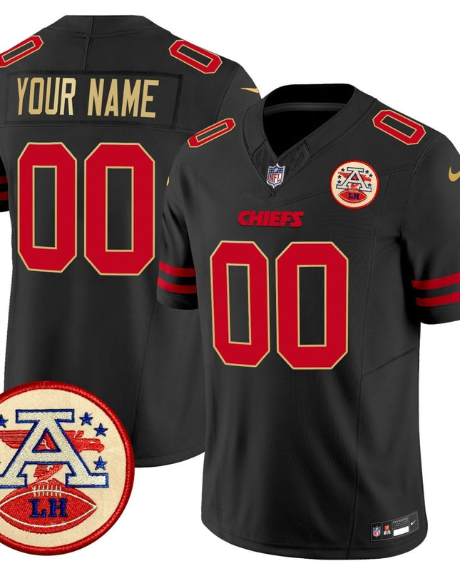 Chiefs 2024 Lamar Hunt Patch Vapor Limited Custom Jersey - All Stitched KCCHI_KDZ - KINDOZY
