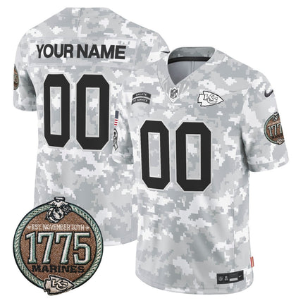 Chiefs 2024 Salute to Service Establishment Year Patch Vapor Limited Custom Jersey - All Stitched KCCHI_KDZ - KINDOZY