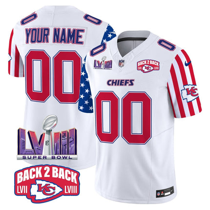 Chiefs American Style Vapor Limited Custom Jersey - All Stitched KCCHI_KDZ - KINDOZY