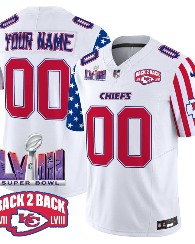 Chiefs American Style Vapor Limited Custom Jersey - All Stitched KCCHI_KDZ - KINDOZY